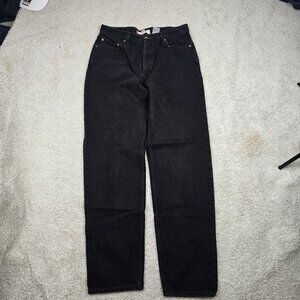 Levis 550 Jeans Men 36x36 \ Black Denim Relaxed Taper Baggy Y2K Vintage VTG USA